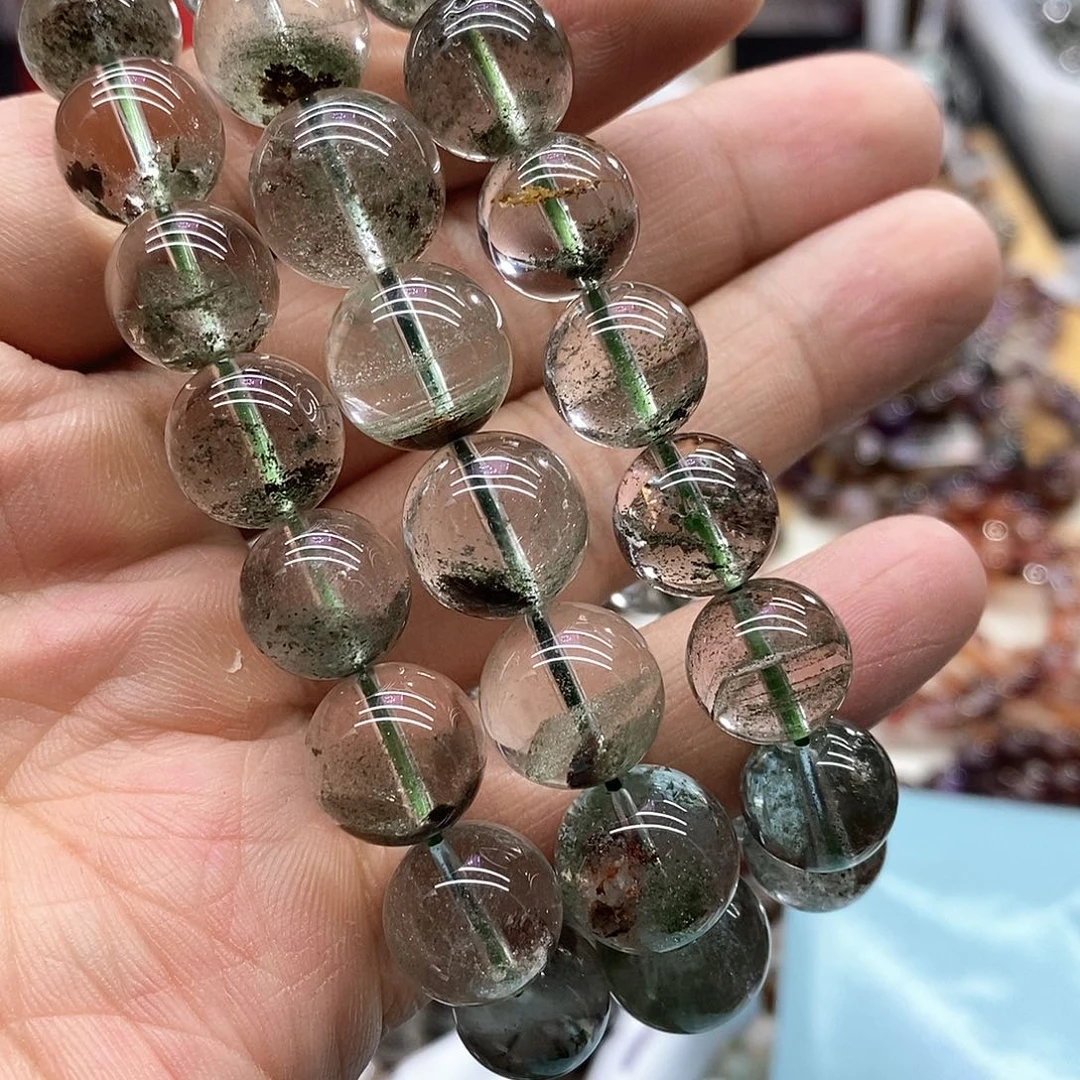 水晶手链未镶嵌多样性发货发一条