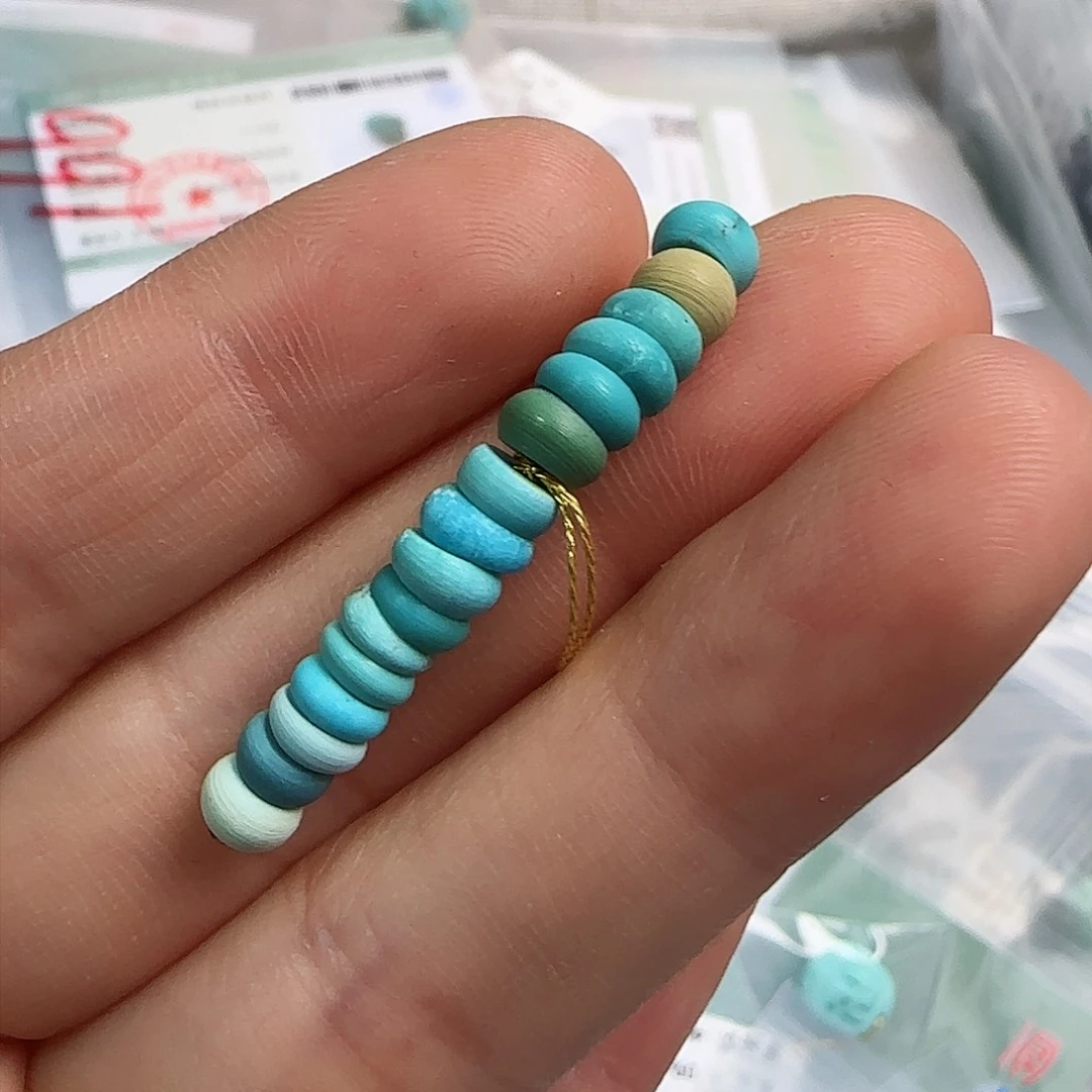 绿松石珠宝半成品未镶嵌