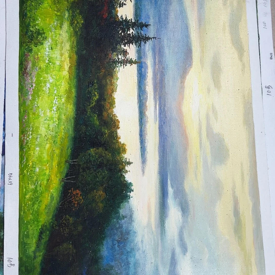 油画朝鲜艺术家一级画家