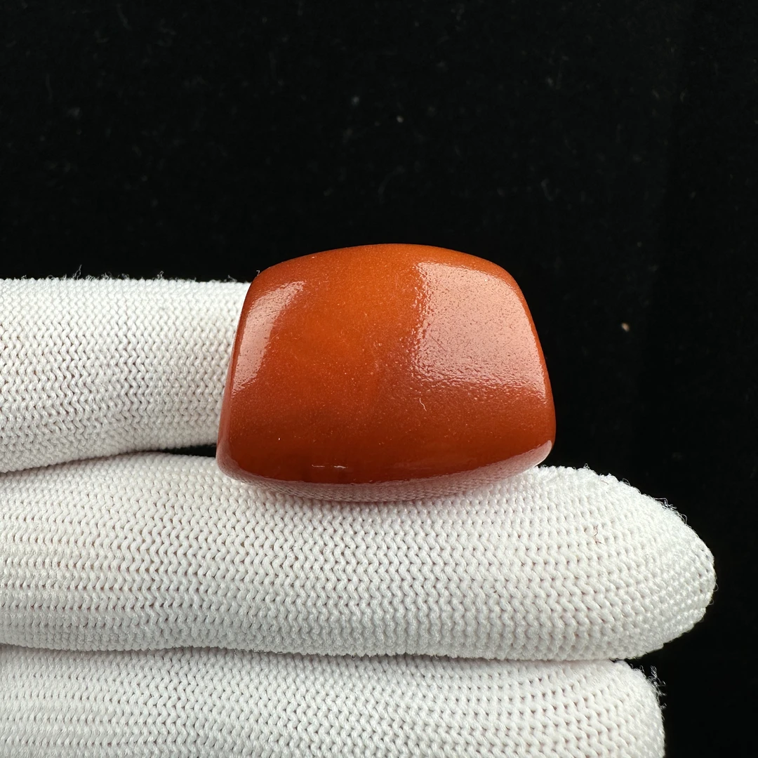 Y3658天然原矿蜜蜡 老蜡马蹄珠30x15mm 7.5克抖音基地质检发货