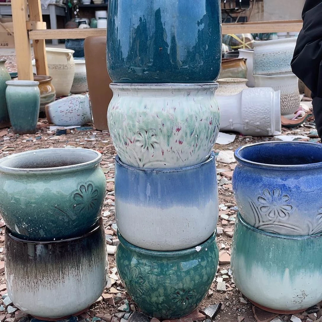 红陶王嫂花盆0217-961框