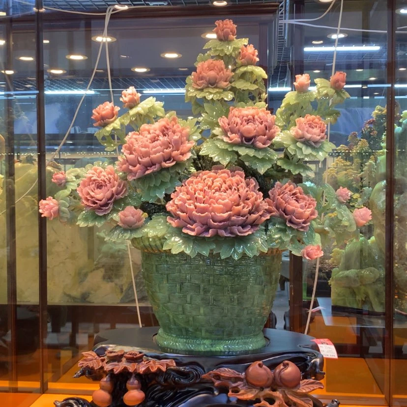 【闪购商品】蛇纹石玉未镶嵌摆件覆膜