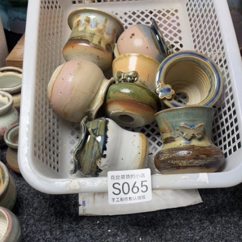 紫砂花盆微瑕065口径的5厘米6厘米