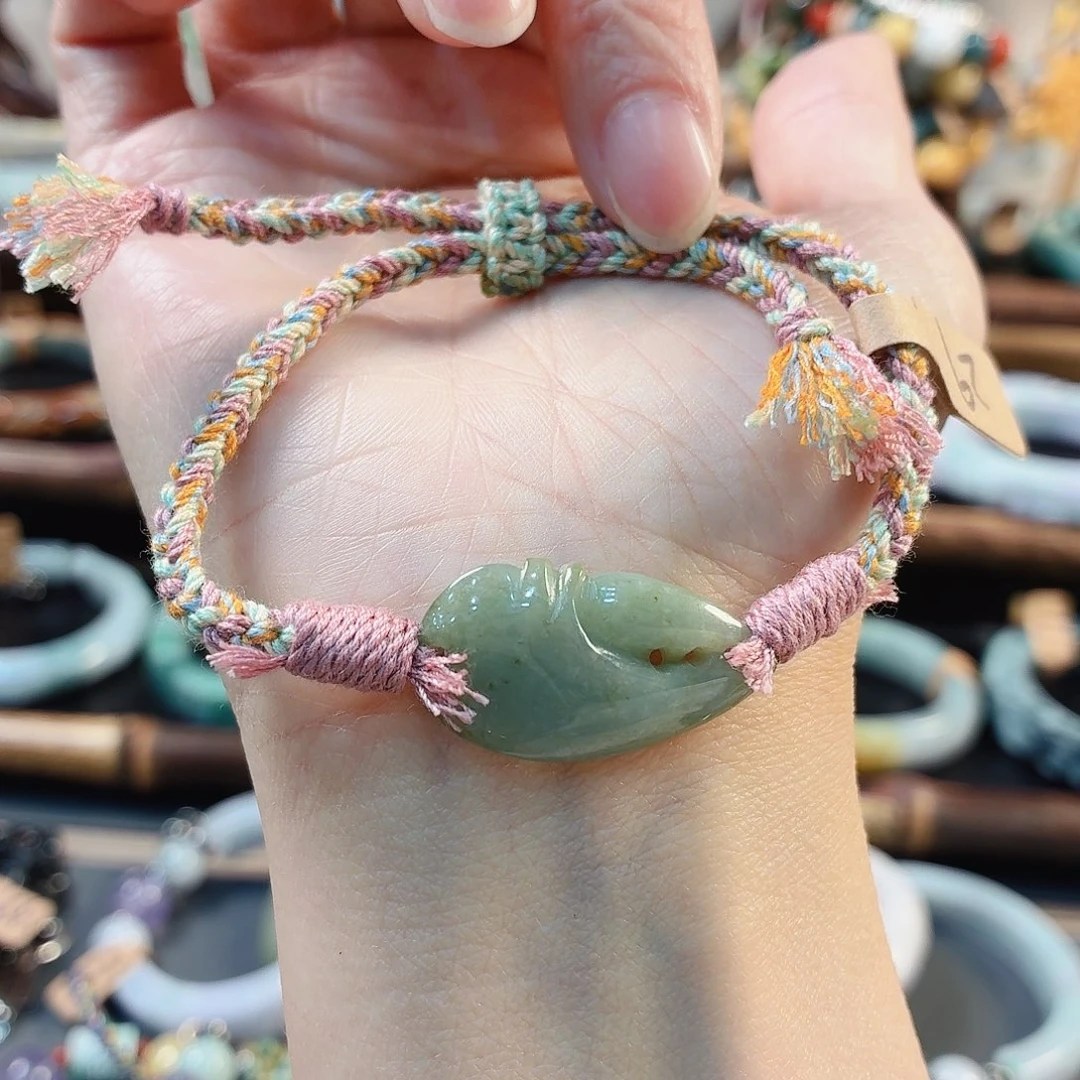 翡翠未镶嵌手链手串