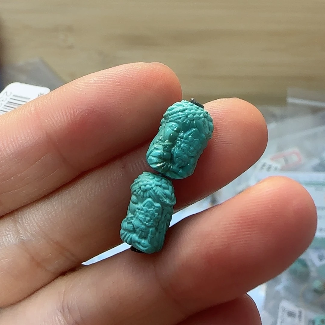 绿松石珠宝半成品未镶嵌