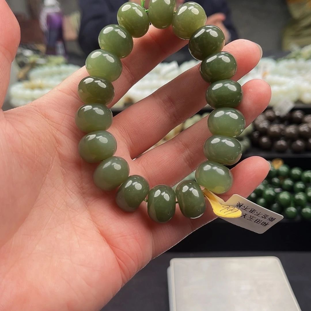 和田玉手串未镶嵌