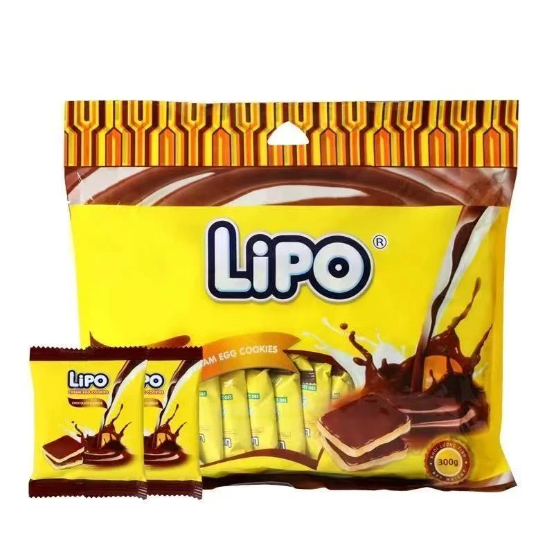越南Lipo面包干巧克力味奶酪涂层300g*2袋【保质期到2025/10/6】