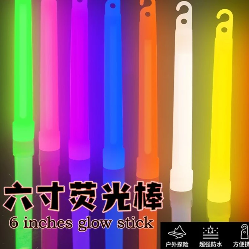 户外6寸荧光棒12h应急照明战术夜光棒露营救生发光