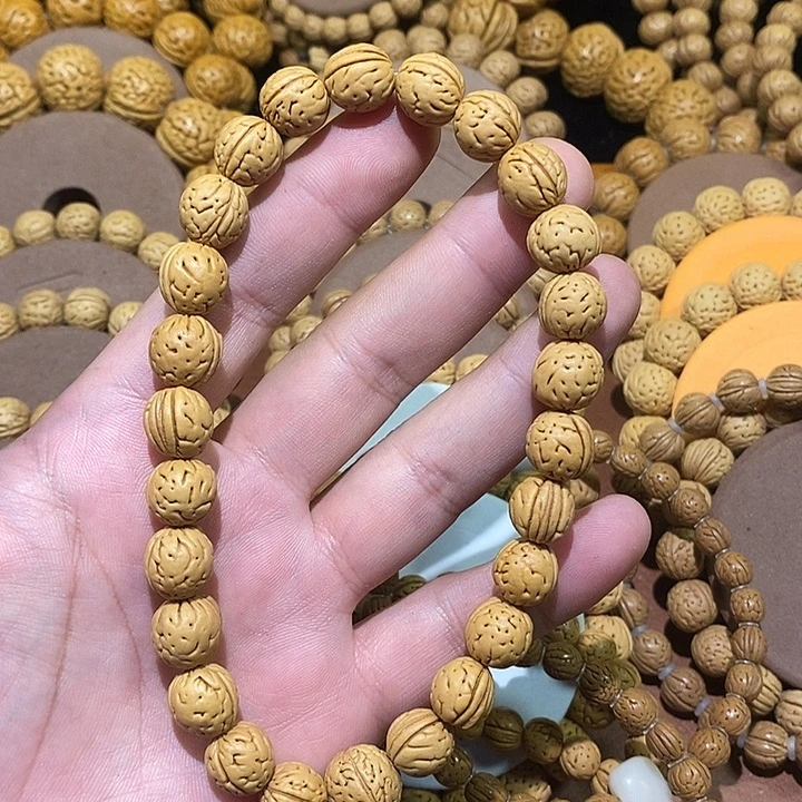 桃核手串野生三道劲桃核手持