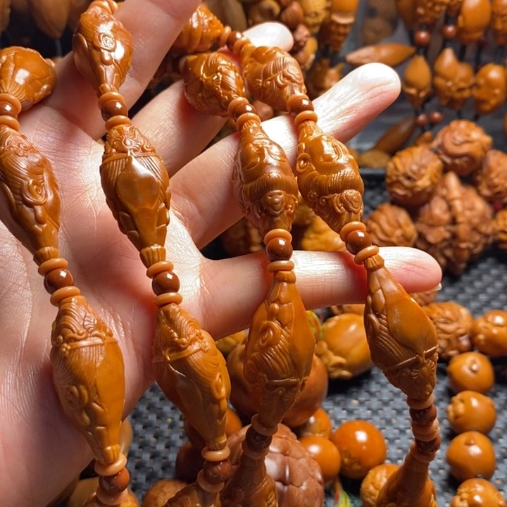 吊坠橄榄核吉**意柳叶观音