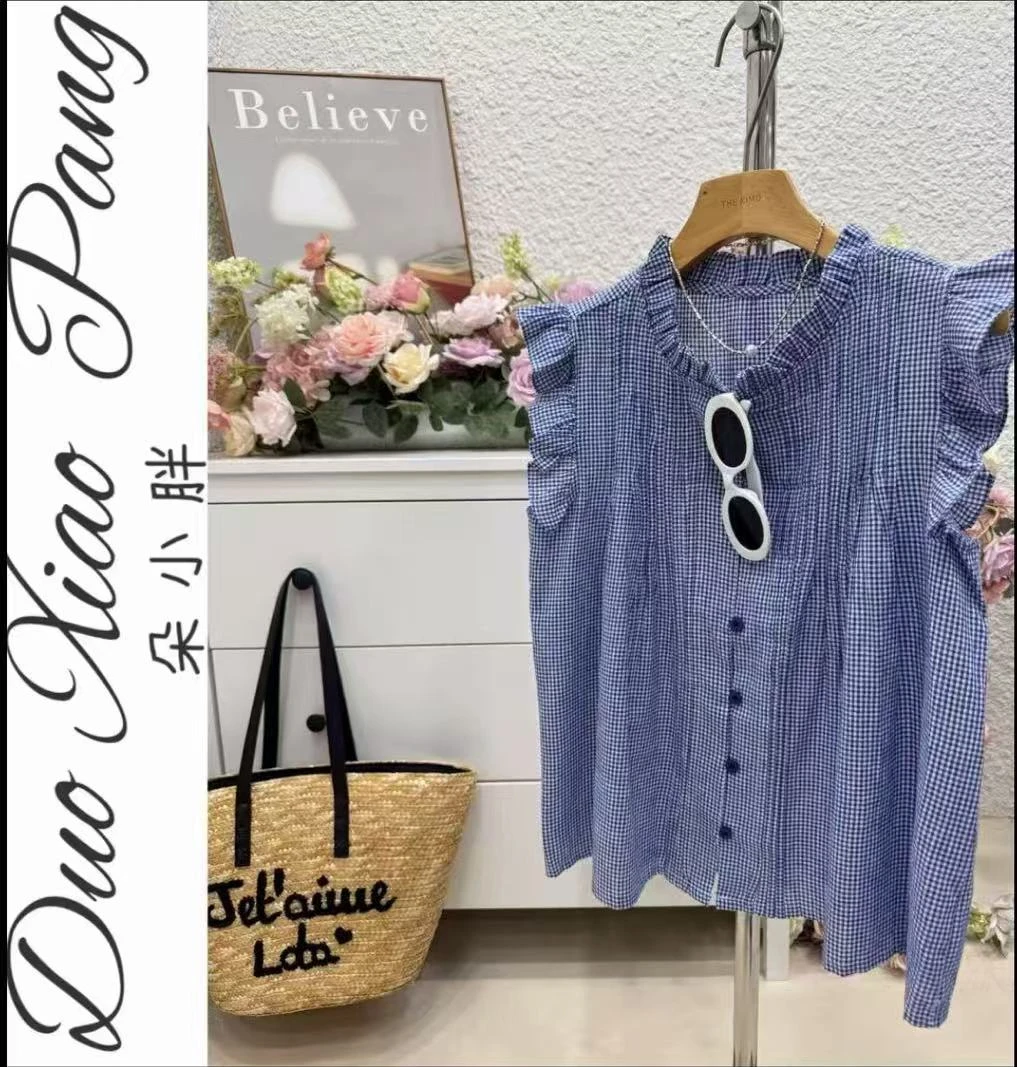 常规立领薄款四季通用衬衫韩版休闲夏装洋气8228加宽加大女装