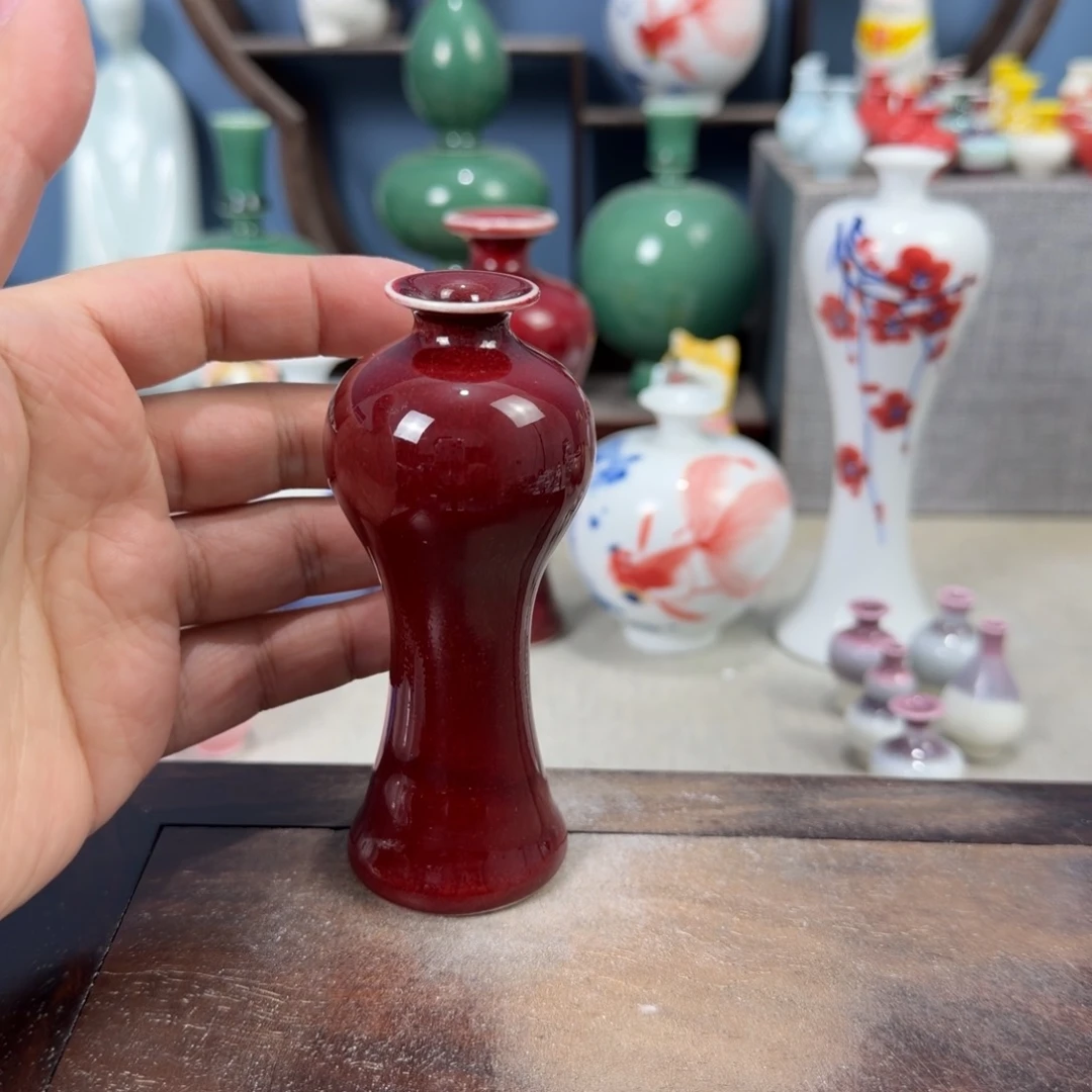 陶瓷手工小花器摆件