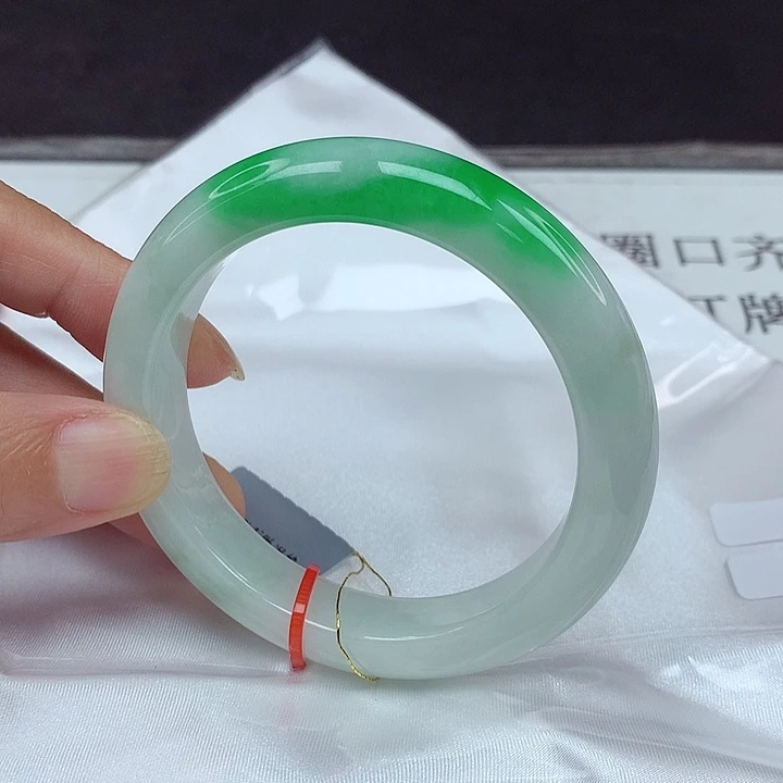 未镶嵌手镯翡翠57圈4930