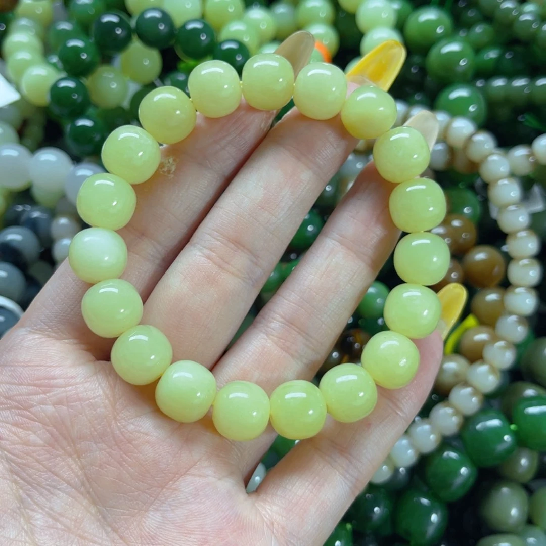 和田玉未镶嵌手链