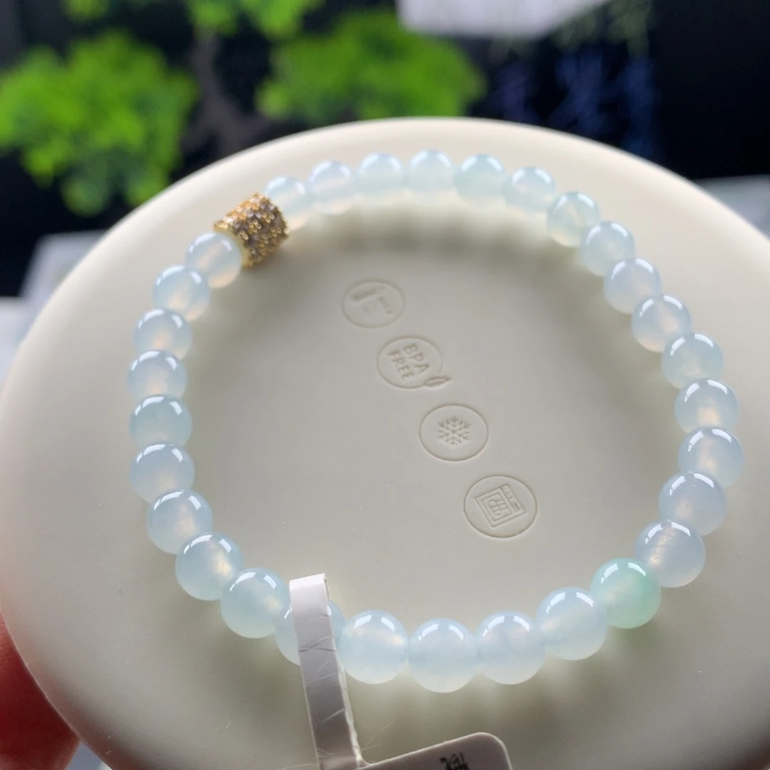 翡翠未镶嵌手链卡6