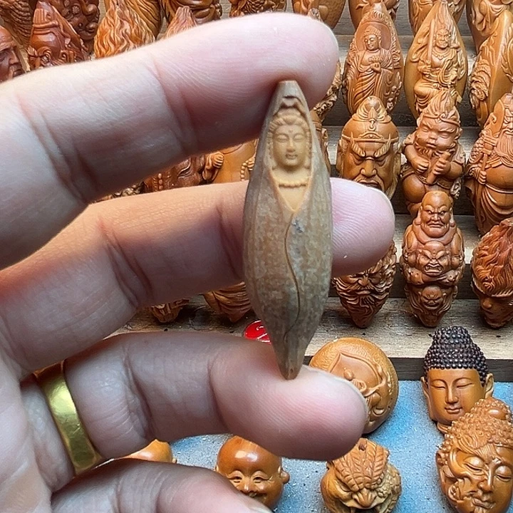 橄榄核吊坠15观音