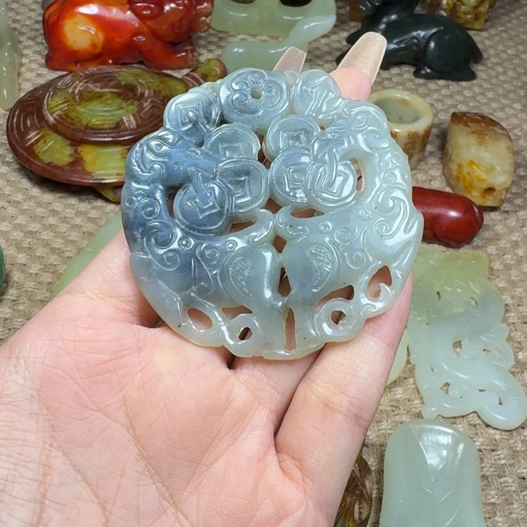 吊坠白玉菩提挂件