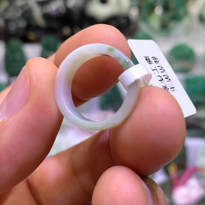 独山玉未镶嵌戒圈16.2内径