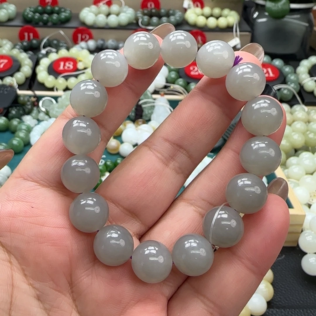 和田玉未镶嵌手链12