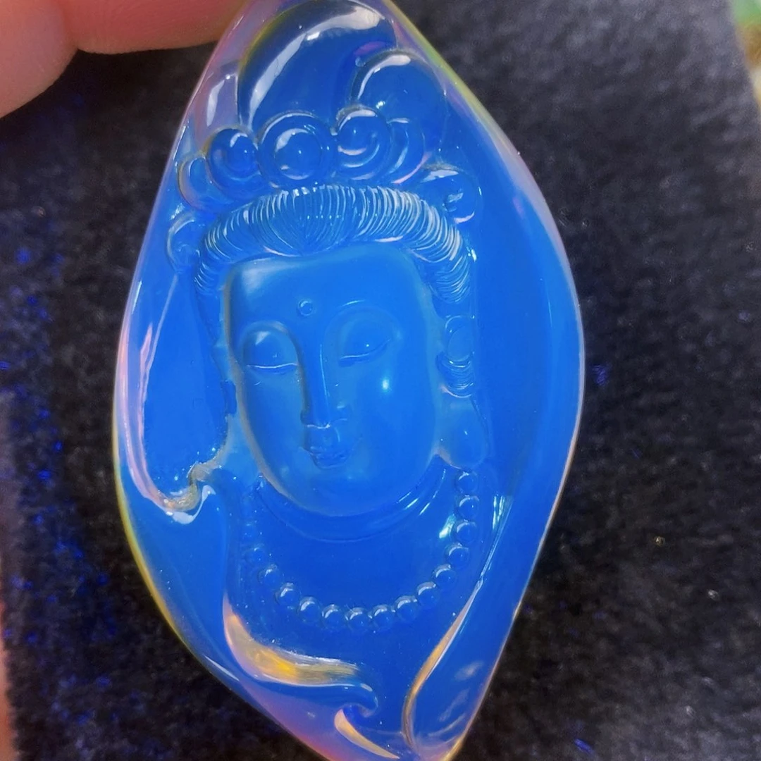 【闪购商品】蓝珀吊坠(不含链)未镶嵌