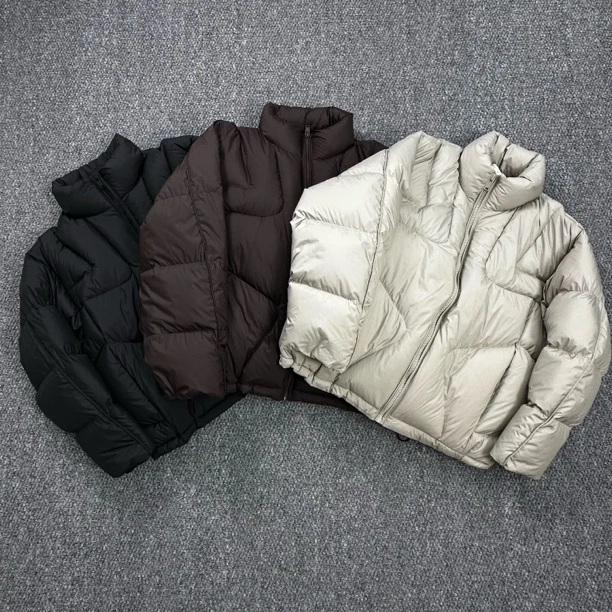 高端线 云朵泡芙90鸭绒结构设计宽松羽绒服时尚潮流百搭情侣外套