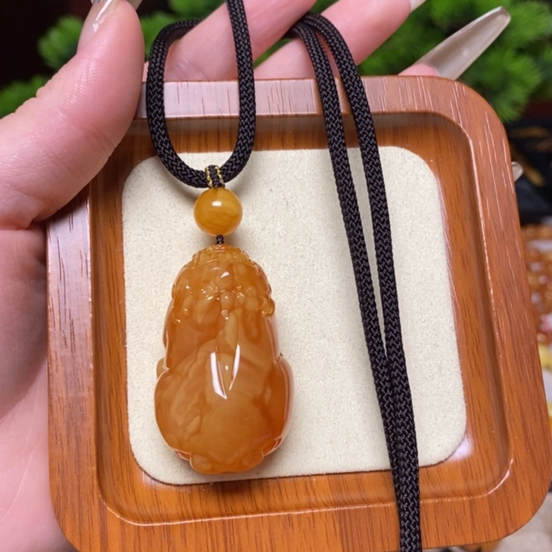 【闪购商品】蜜蜡颈饰未镶嵌项链