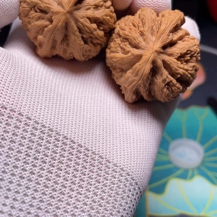 荣***川文玩核桃把件粗筋