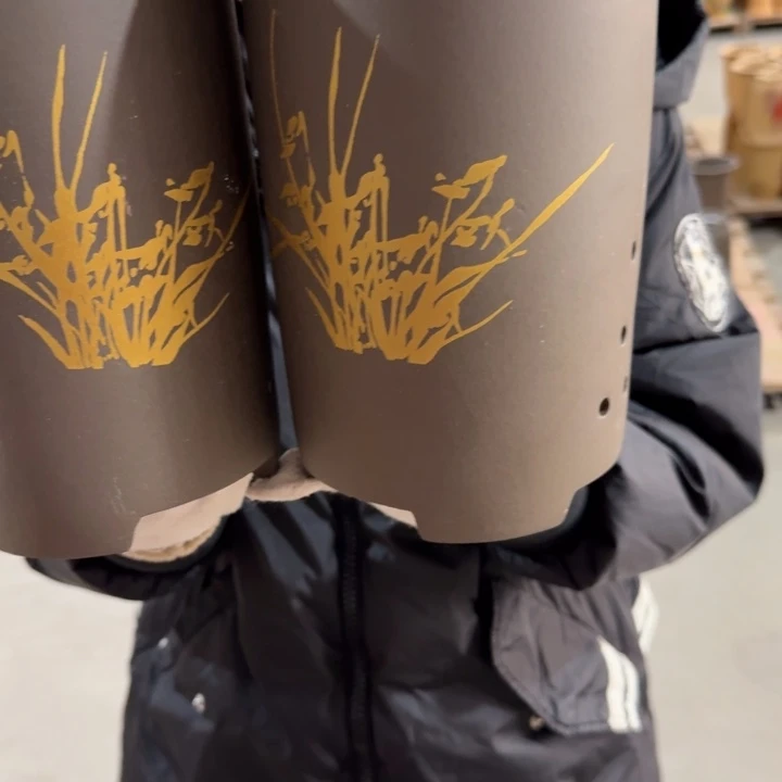 紫砂花盆高度23口径14俩只