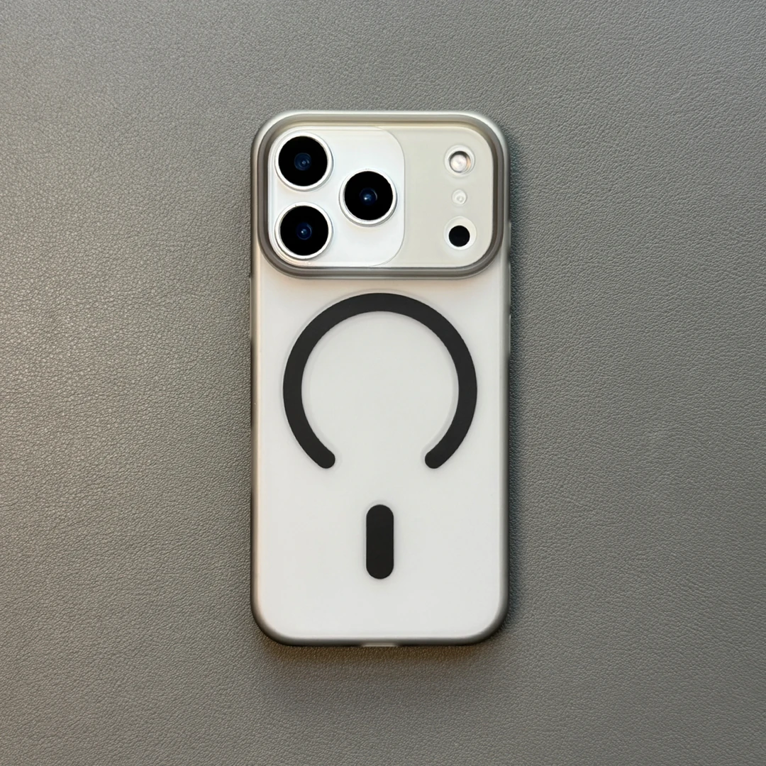 适用于苹果17promax准分子磨砂手机壳磁吸不发黄硬壳【带相机按键】