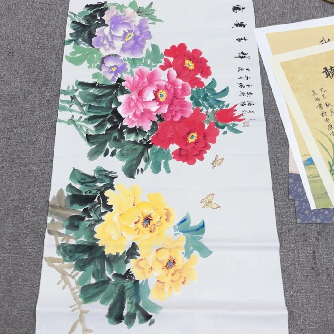 国画国画作品多次