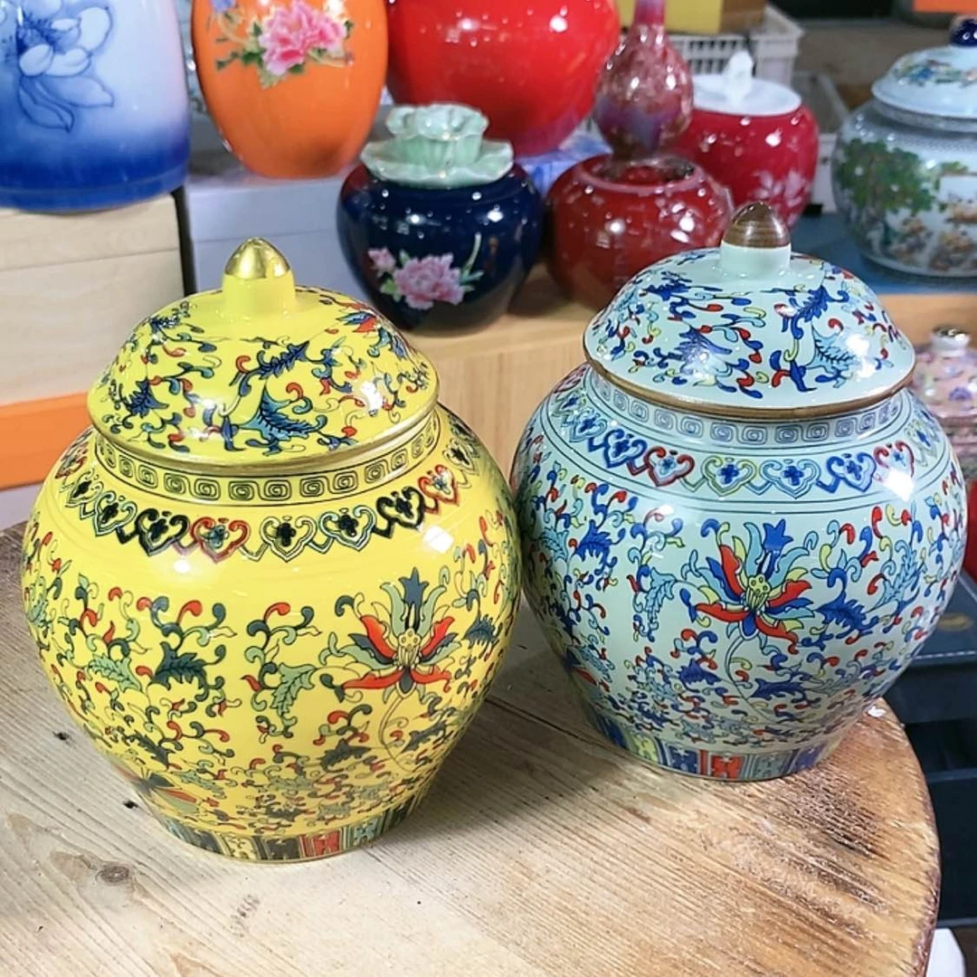 【闪购商品】瓷片陶瓷茶叶罐密封罐