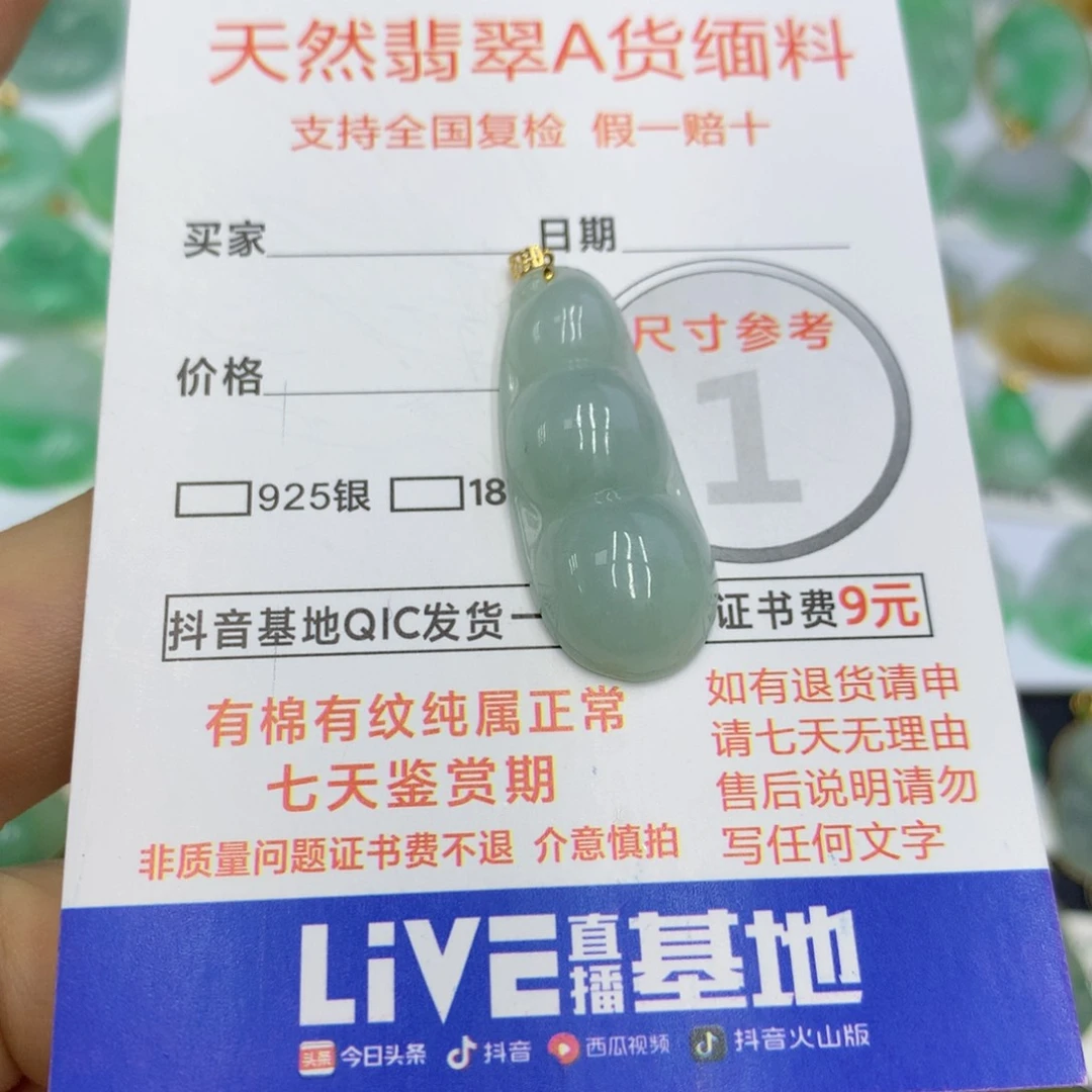 翡翠颈饰未镶嵌翡翠