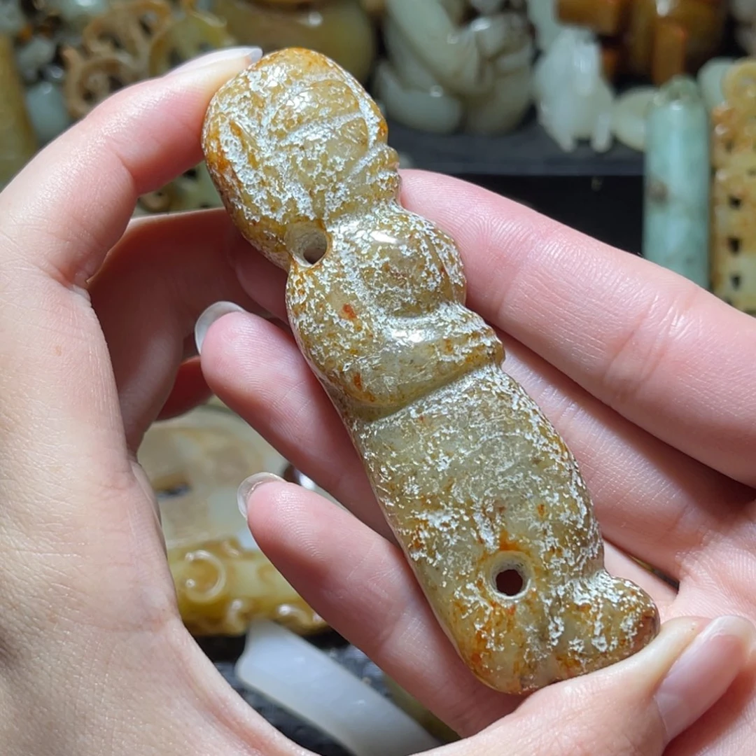 未镶嵌和田玉（糖玉）挂件