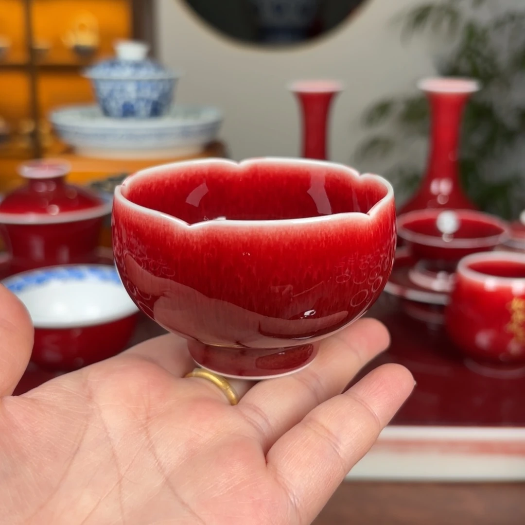 摆件景德镇高温原矿釉