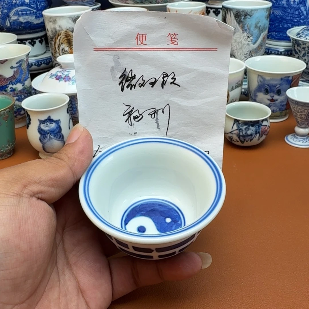 杯子景德镇全手工手绘陶瓷