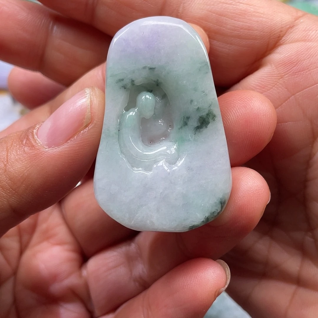 颈饰未镶嵌翡翠翡玉缘翡翠