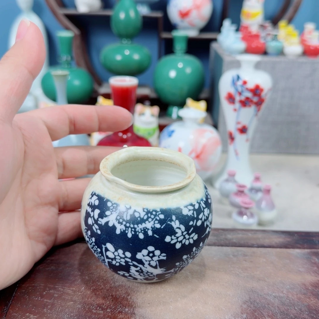 陶瓷手工小花器摆件