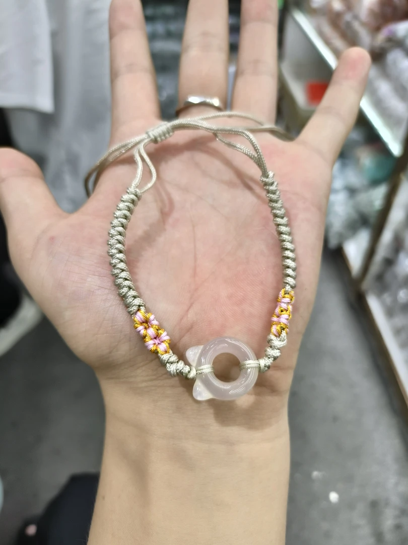 《黛喜珠宝》玛瑙玉髓猫咪手环拍一发一
