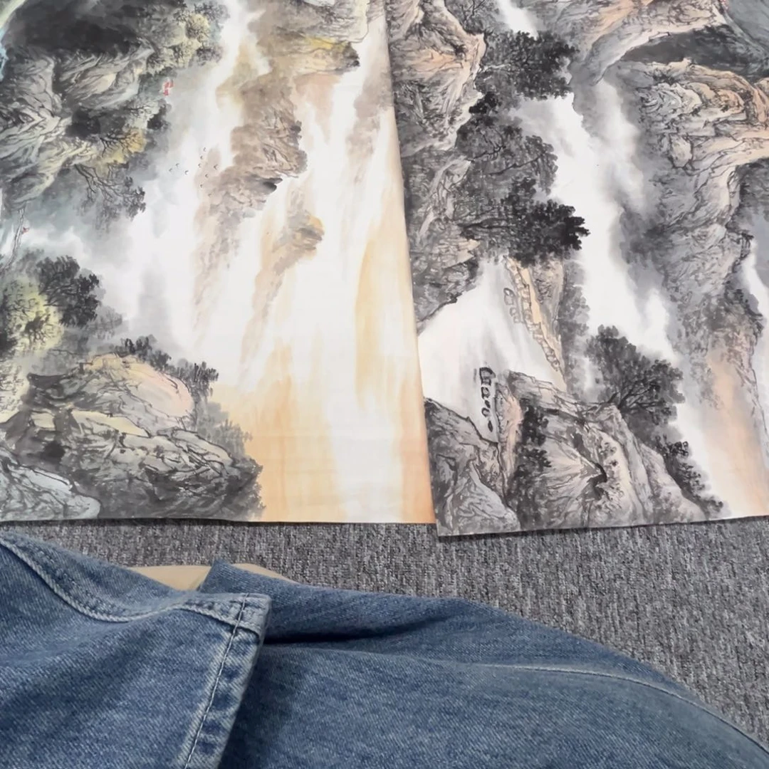 風***边国画绘画作品多次参加全国