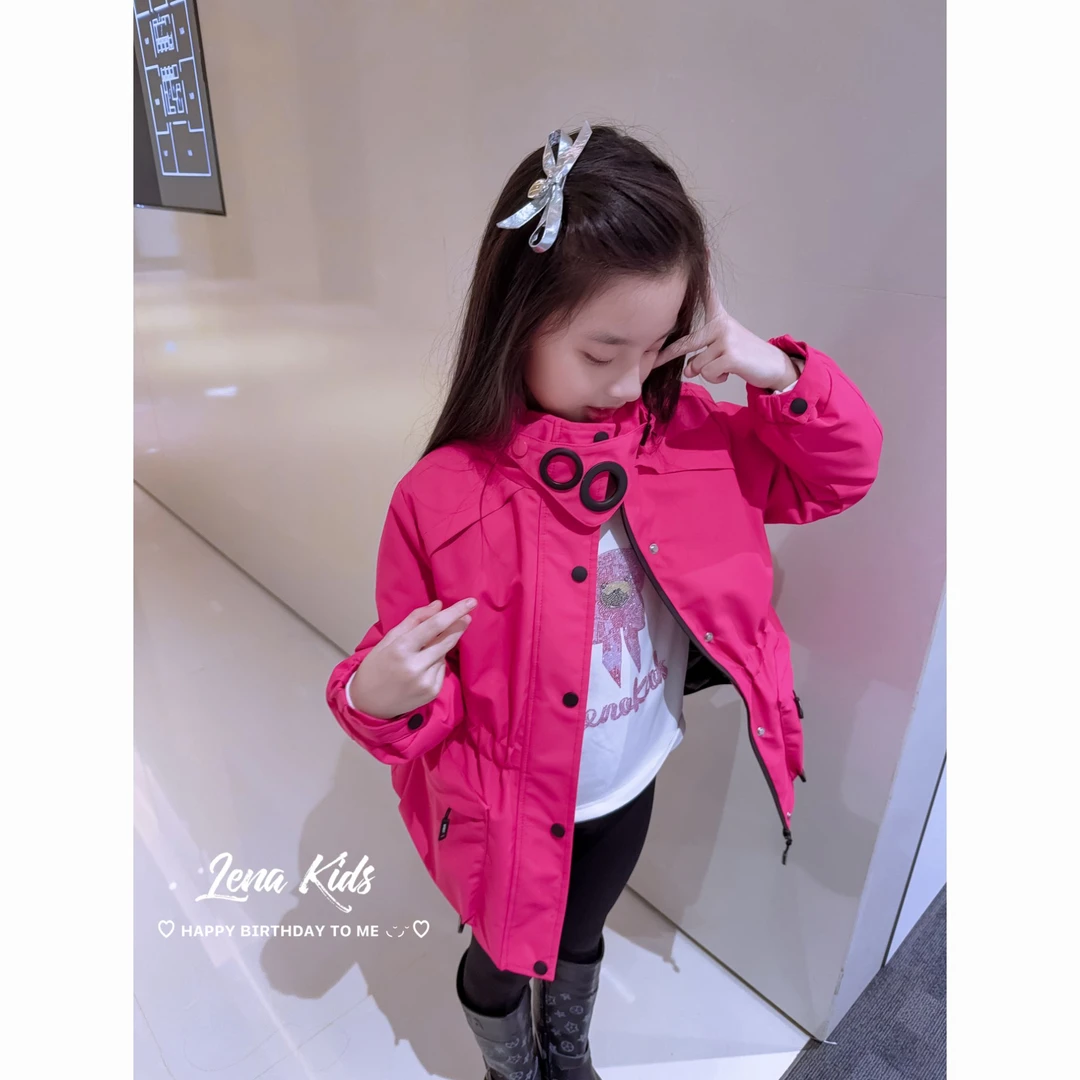 Lenakids【高定三防摇粒绒加厚户外冲锋衣】时髦高品质25091503