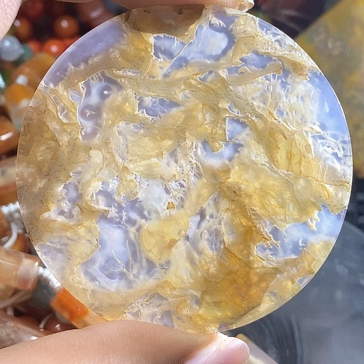 浪***左玛瑙/玉髓未镶嵌颈饰