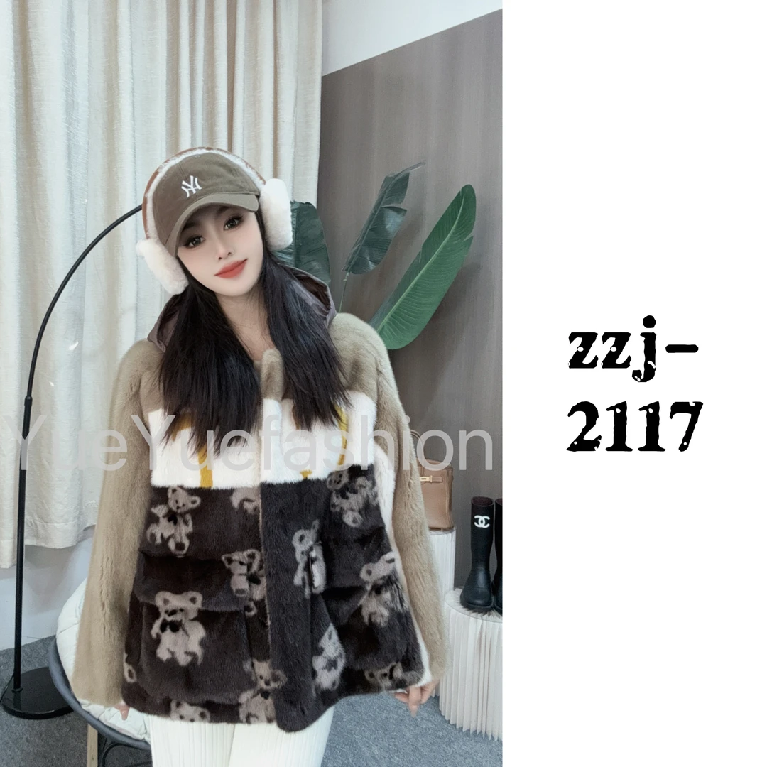 【GT小熊】2025新款水貂皮外套冬季皮草时尚女款-2117