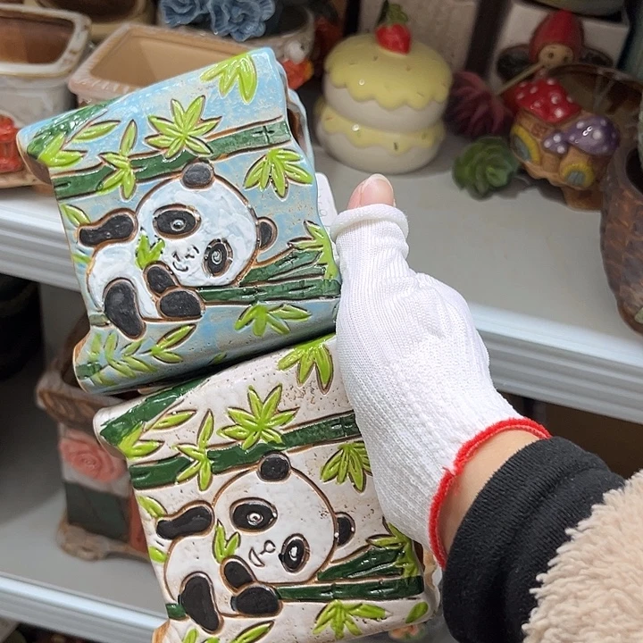 粗陶材质多肉花盆