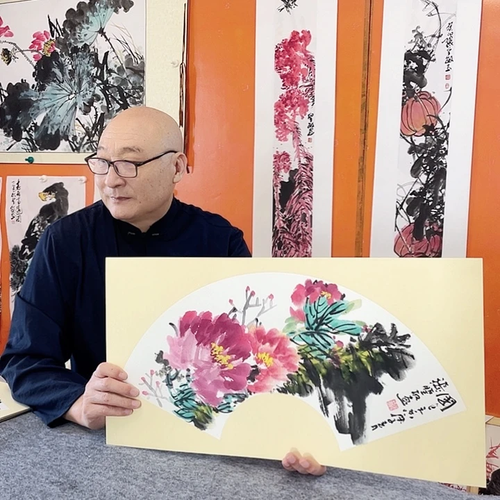 国画张圣敏先生纯手绘作品