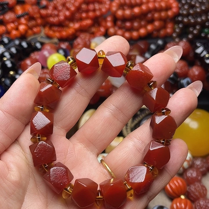 玛瑙/玉髓未镶嵌手链