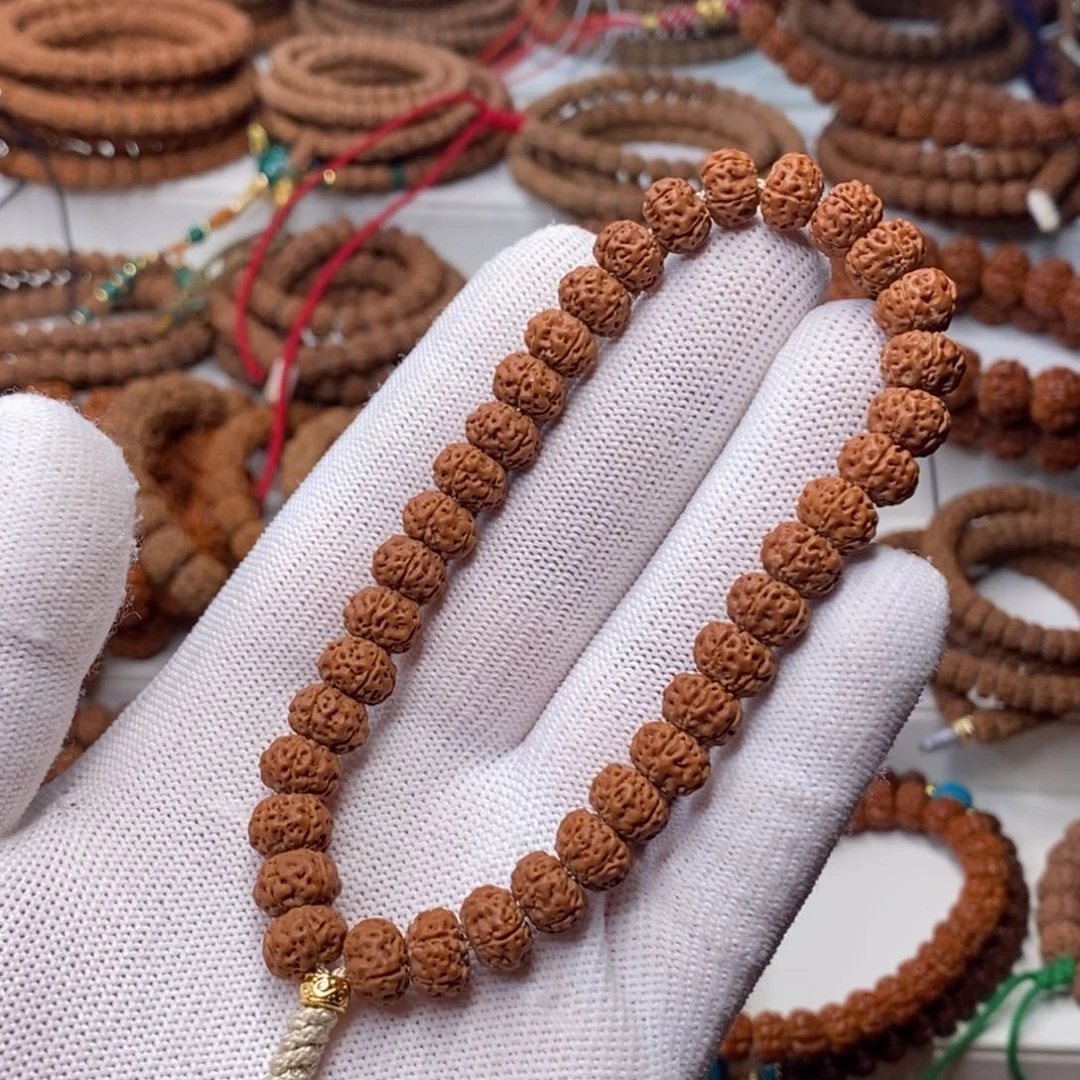 手串金刚菩提五瓣老树平头飞碟蜂窝双龙，尺寸10