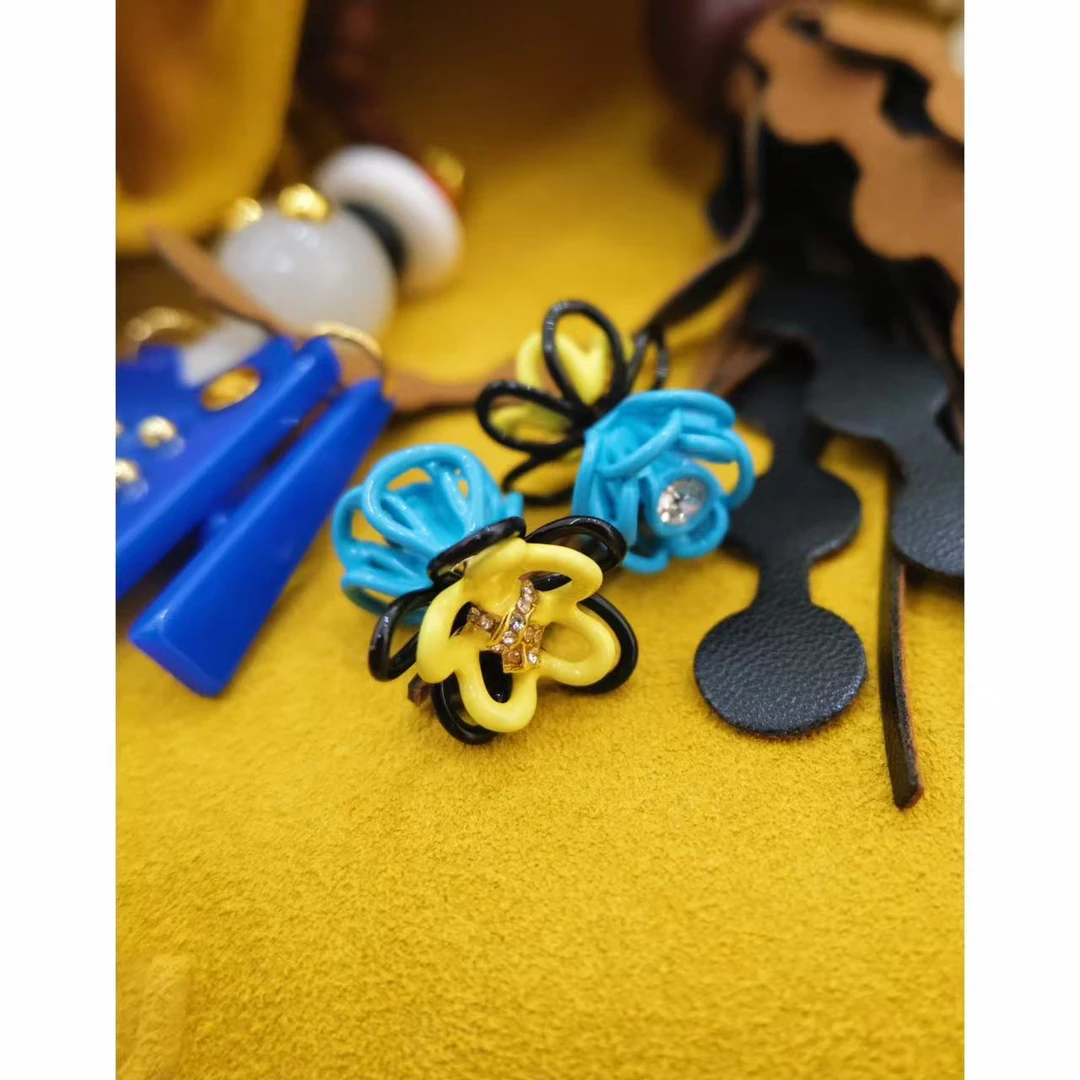 铜合金锆石耳饰 小众设计百搭ins耳饰48814