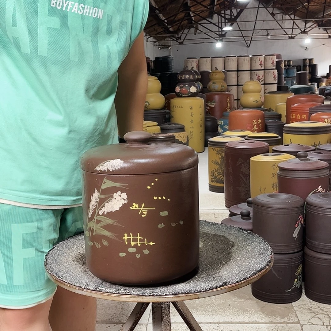 紫砂茶叶罐茶叶罐