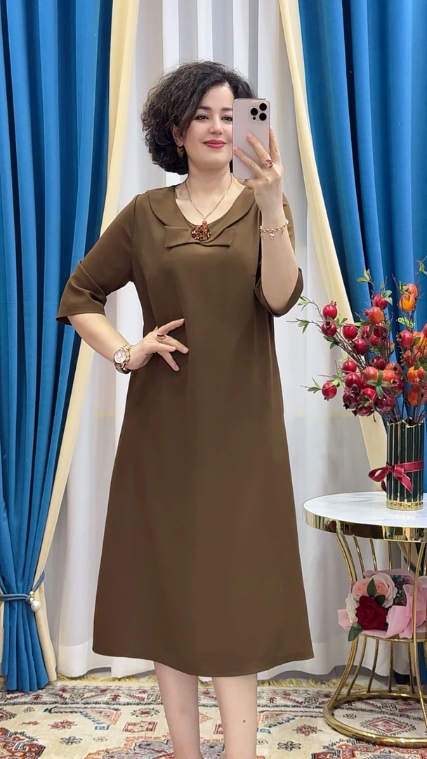 维吾尔族2025年爆款定制连衣裙