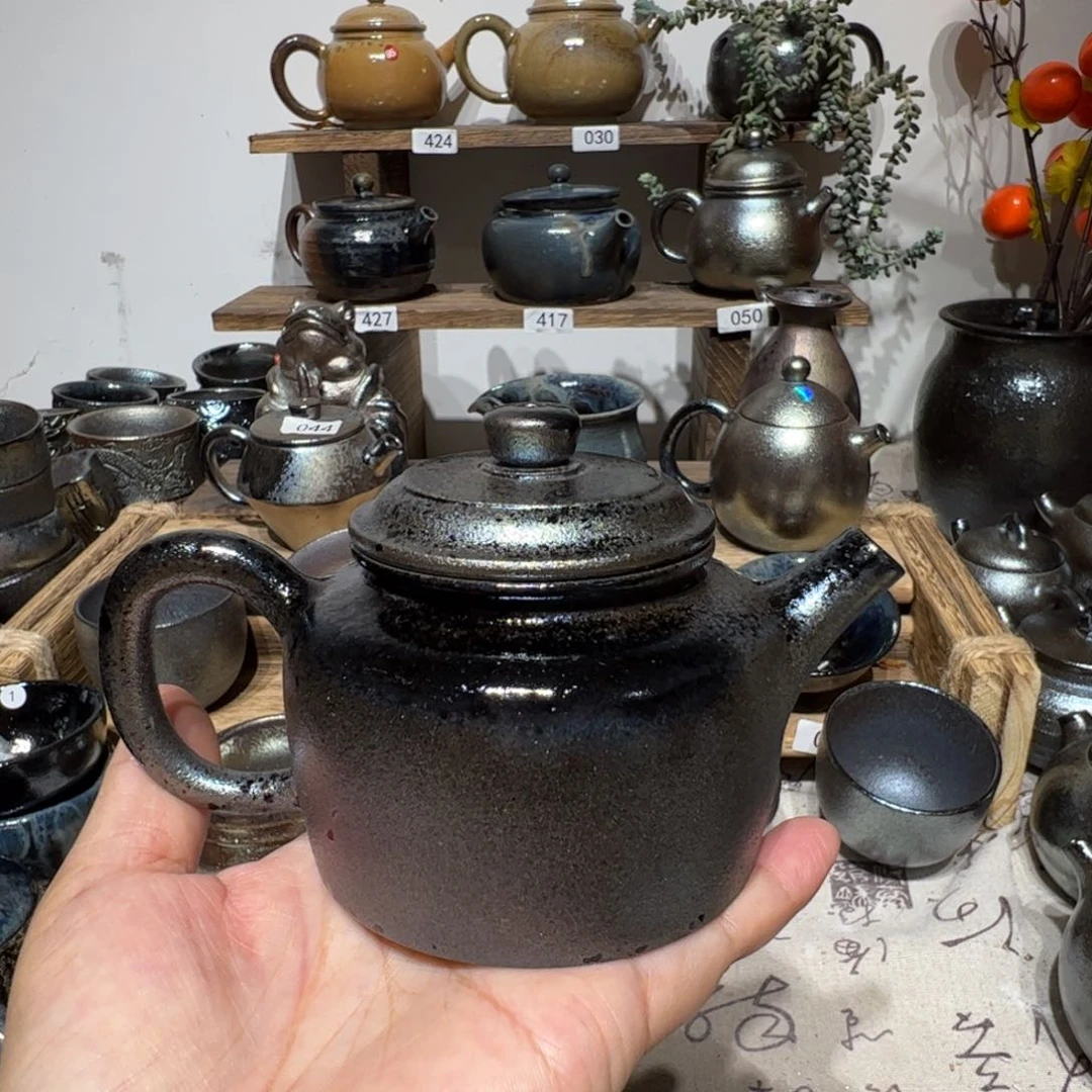 思***睿壶建水紫陶紫泥柴烧壶